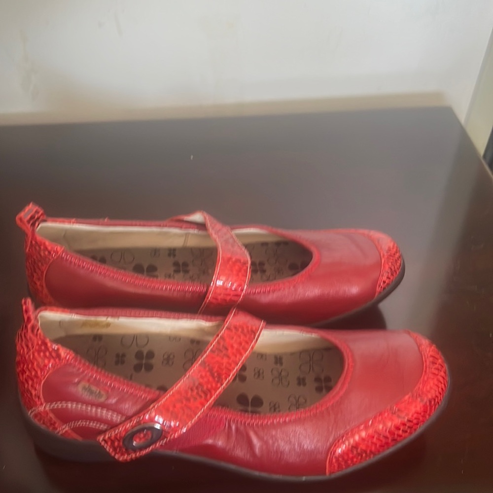 Fidelio Australian Design shoes Candy red they can fit a size 9 1/2 brand new